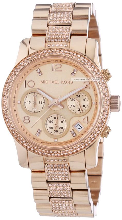 michael kors uhr damen rosé|michael kors rose gold.